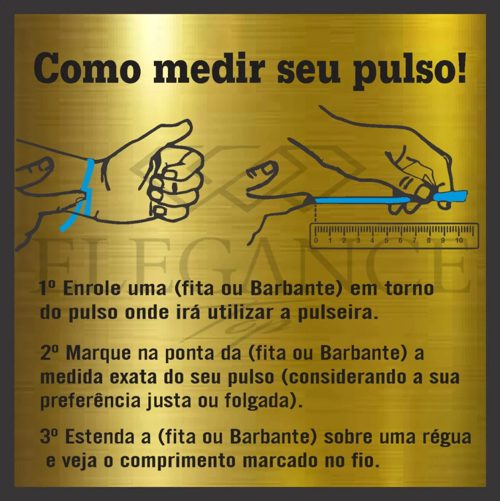 Pulseira Tijolinho Reta 3,5mm de Moeda Antiga